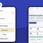 Confirmação de presença com um toque na página do convidado e o placar do evento no celular do organizador